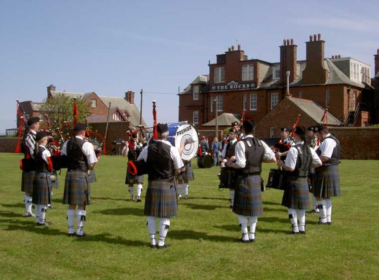Stockbridge Pipe Band at Dunbar.