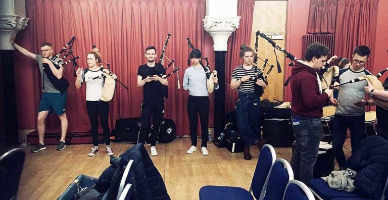 Last night's rehearsals for tonight's showcase concert.