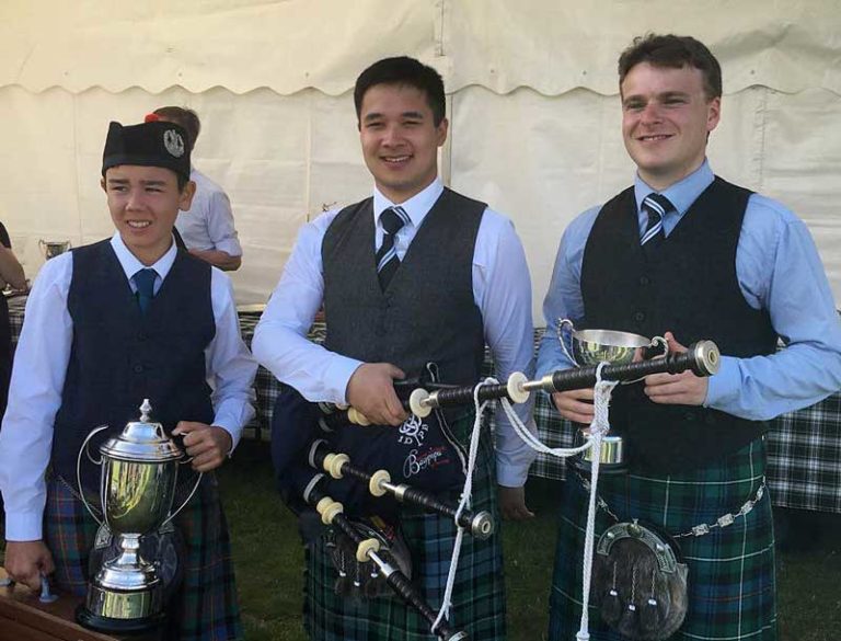 It was a great day in Aboyne today for Kyle Cameron, Callum Brown and John Dew.