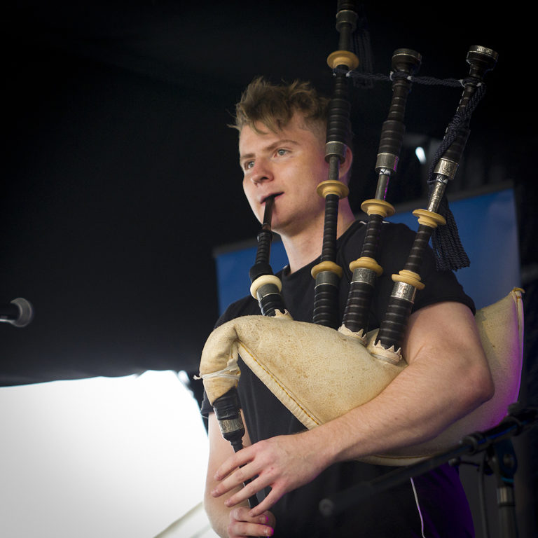 Bradley Parker at the Street Cafe.