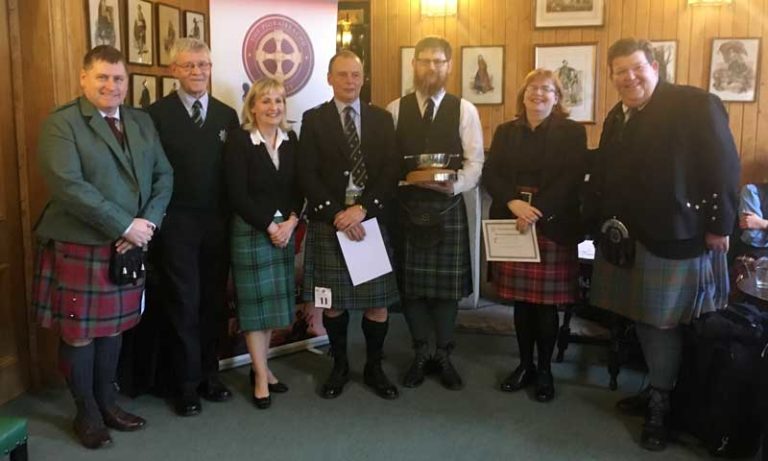 Prizewinners and judges at today's Archie Kenneth Quaich.