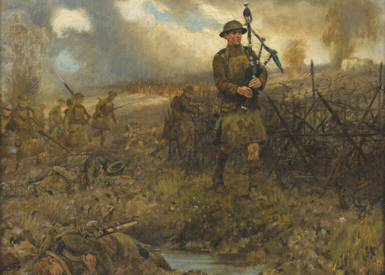 James Richardson VC and his pipes