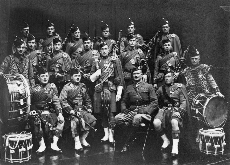 Pipes and Drums of the London Scottish