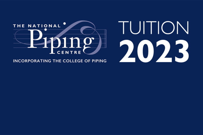 The National Piping Centre tuition events now updated for 2023