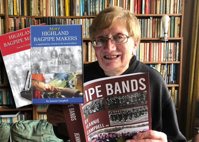 Jeannie Campbell’s Highland Bagpipe Makers book almost sold out