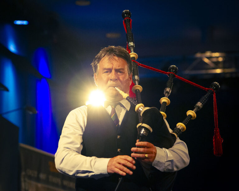 Angus D. MacColl Awarded the Bruno Schroder Medal for Outstanding Service to Piping in Argyll 