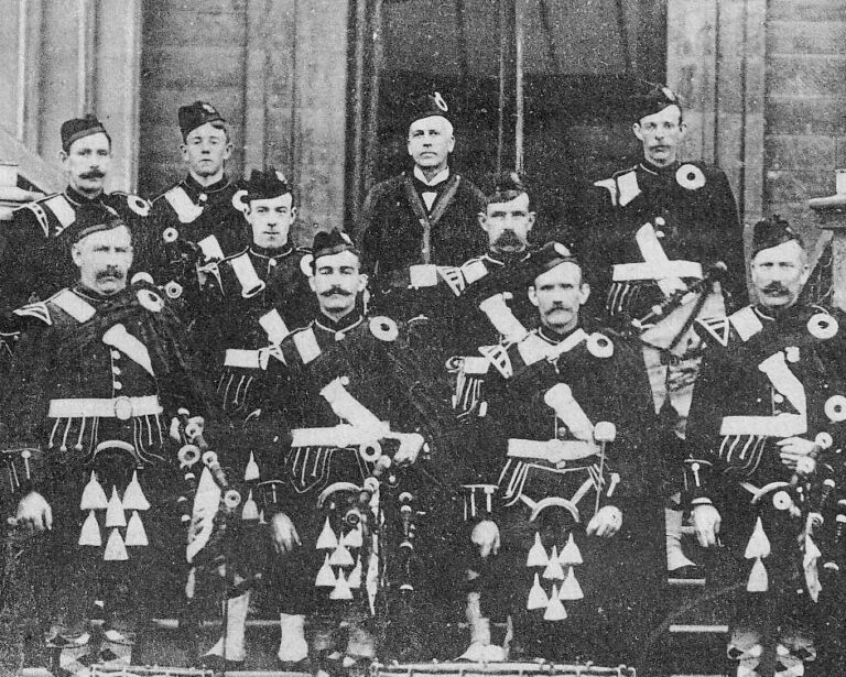 The early days of Inveraray Pipe Band