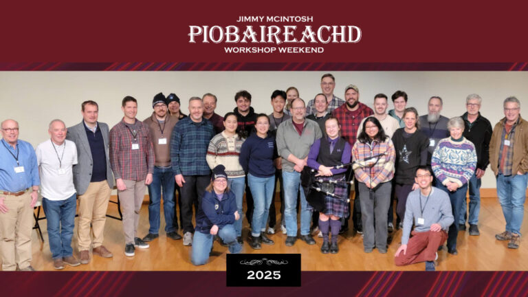 Report from the third annual Jimmy McIntosh Piobaireachd Workshop