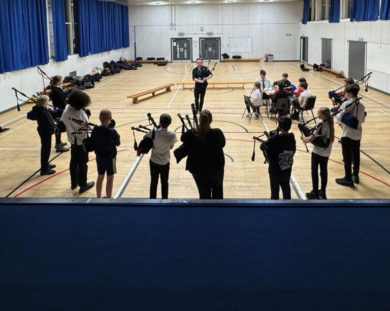 Glasgow pupils to make history at record-breaking Scottish Schools Pipe Band Championships