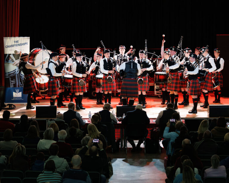 Record numbers at the Scottish Schools Pipe Band Championships