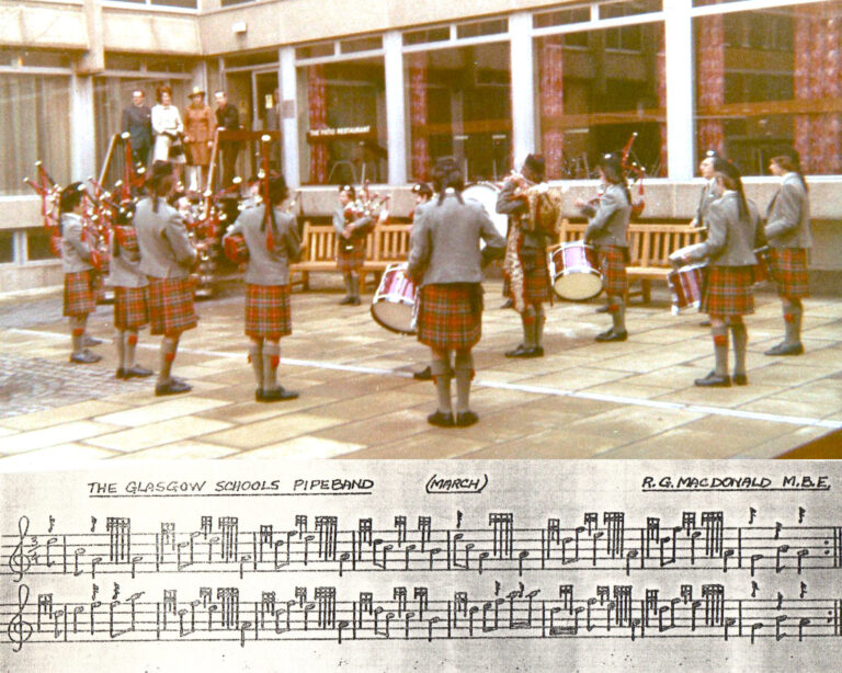 History of the Glasgow Schools Pipe Band