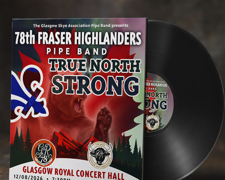 78th Fraser Highlanders launch crowd-funding for True North Strong concert recording