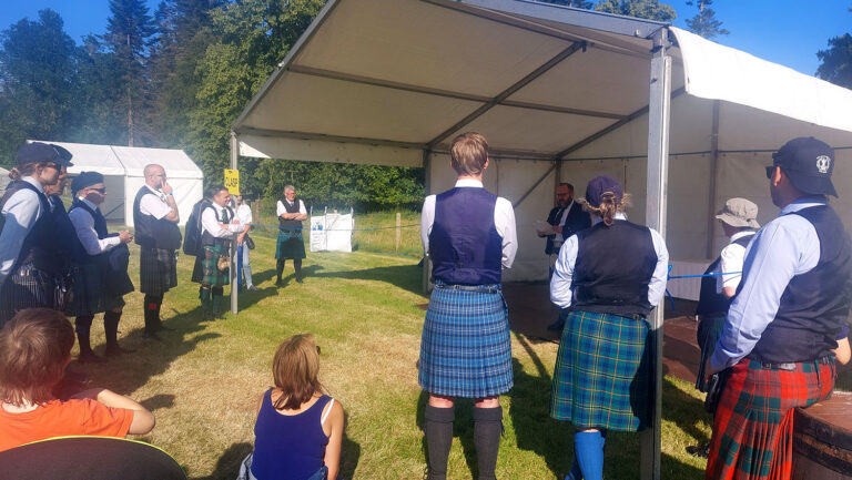 Results from the Competition League for Amateur Solo Pipers at Inveraray  
