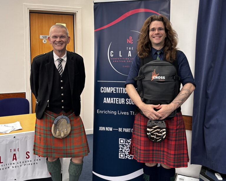 Results from Grade 2 of the World Solo Amateur Piping Competition at Piping Live! 2026