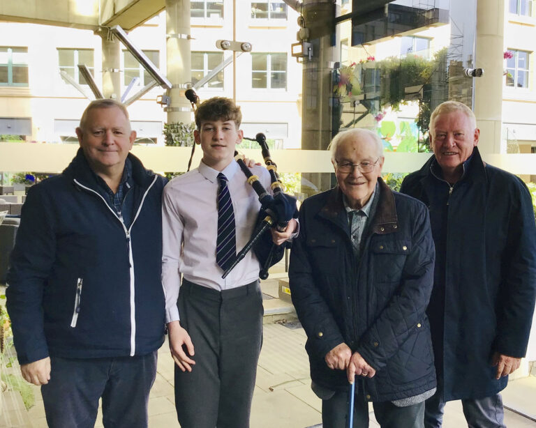 The history of the ownership of the Macleod family Bagpipes