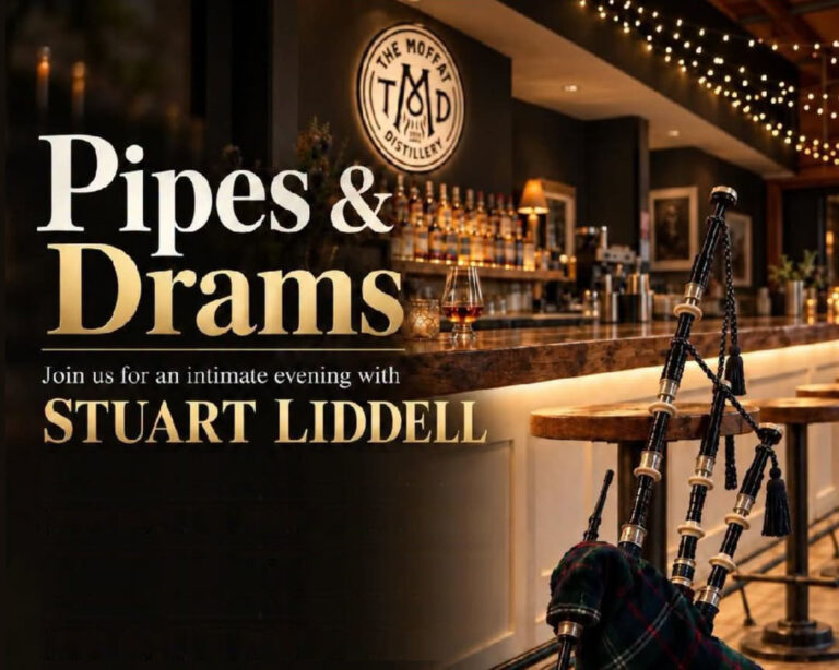 Stuart Liddell recital at Moffat Distillery in November